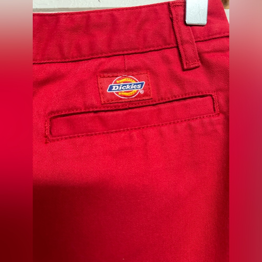 VTG Dickies Red Mini Skirt - Picture 7 of 7